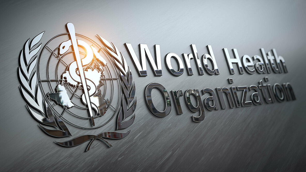 Logo der Weltgesundheitsorganisation.