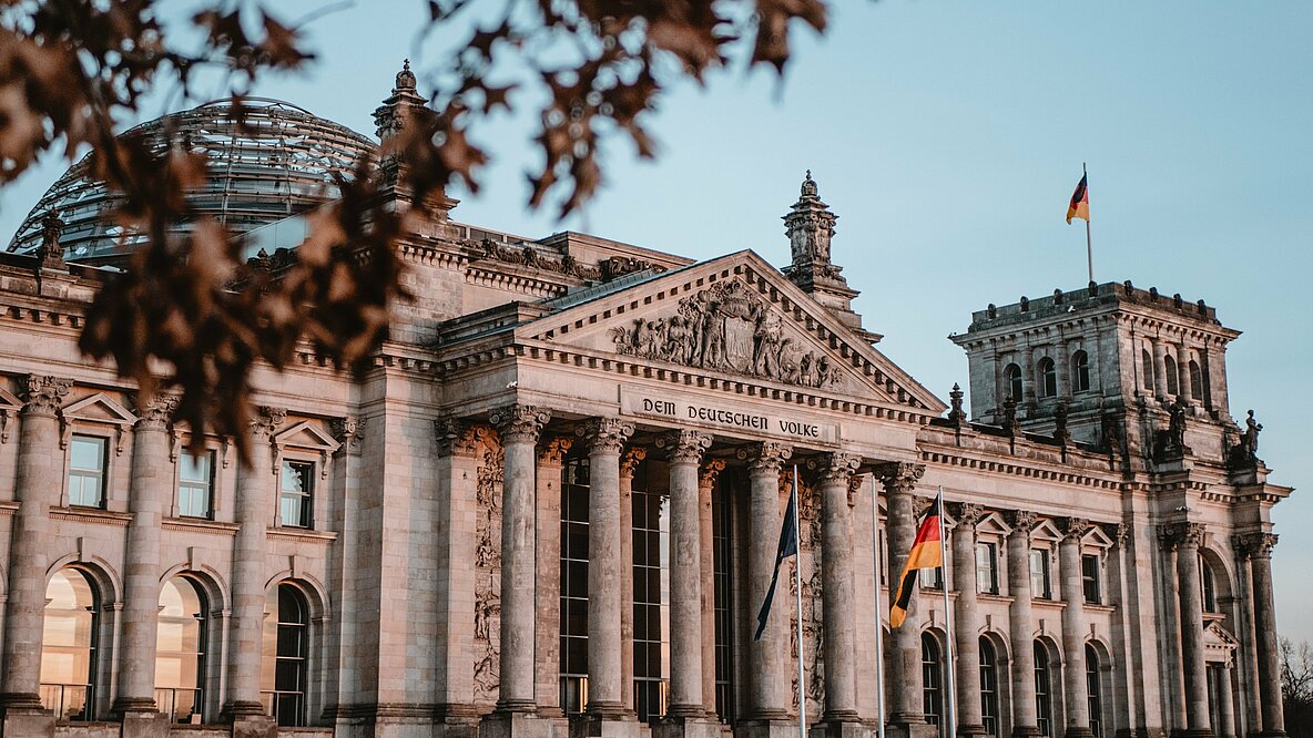 Blick auf den Reichstag.