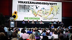 9. Bundesversammlung der Grünen am 1. Mai 1987 in Duisburg