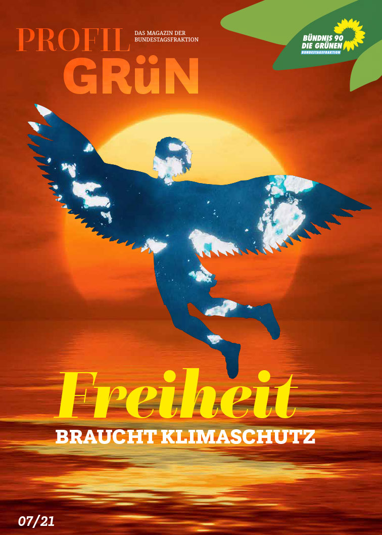 Titelblatt der Zeitschrift profil:GRÜN, Ausgabe Juli, 2021